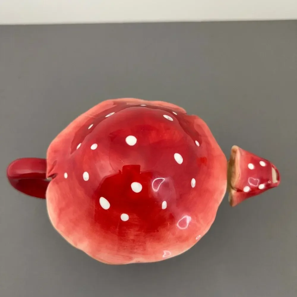 Mushroom Teapot Blue Sky Clayworks Ceramic Heather Goldminc 23524 Fairycore